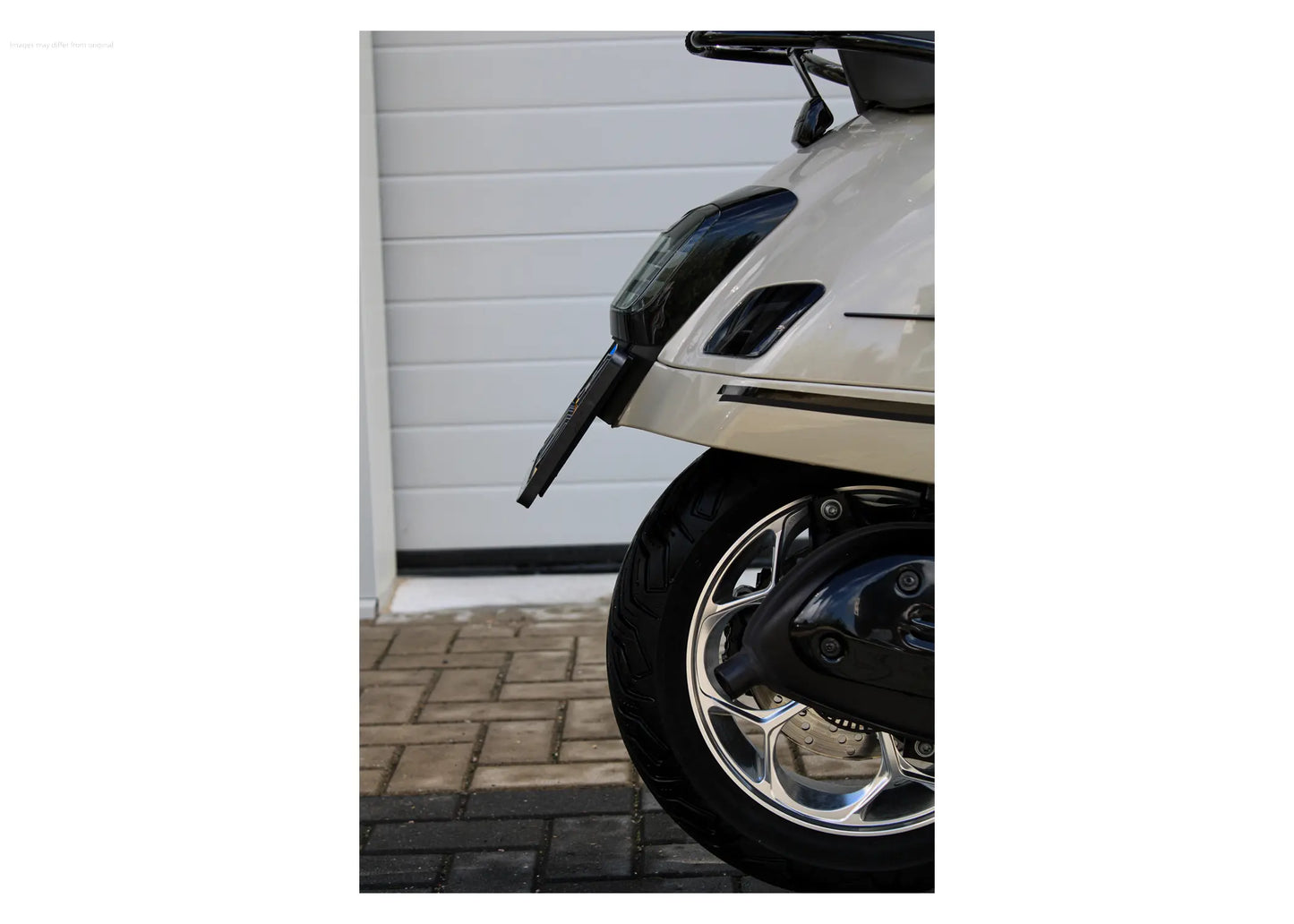 License Plate Holder and License Plate Lights MOTO NOSTRA Unpainted | Vespa GTS 125-300cc MOTO NOSTRA  Falan Parts