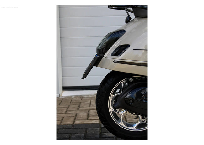 License Plate Holder and License Plate Lights MOTO NOSTRA Unpainted | Vespa GTS 125-300cc MOTO NOSTRA  Falan Parts