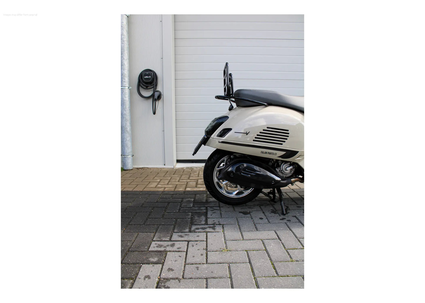 License Plate Holder and License Plate Lights MOTO NOSTRA Unpainted | Vespa GTS 125-300cc MOTO NOSTRA  Falan Parts