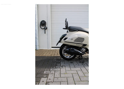 License Plate Holder and License Plate Lights MOTO NOSTRA Unpainted | Vespa GTS 125-300cc MOTO NOSTRA  Falan Parts