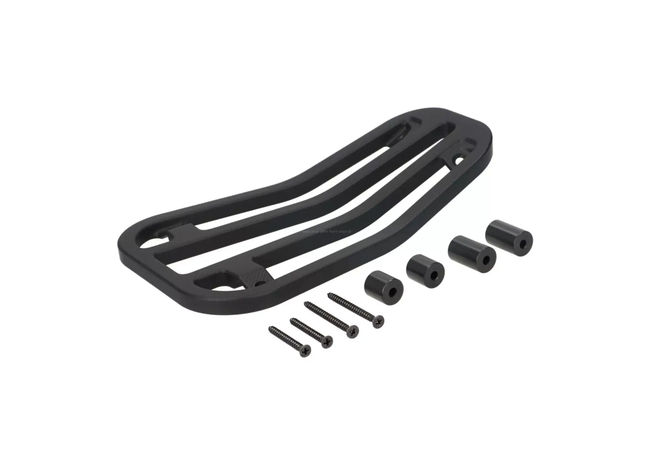 Luggage Carrier Floor Board Moto Nostra CNC Matt Black | Vespa Primavera/Sprint 50-150cc MOTO NOSTRA  Falan Parts