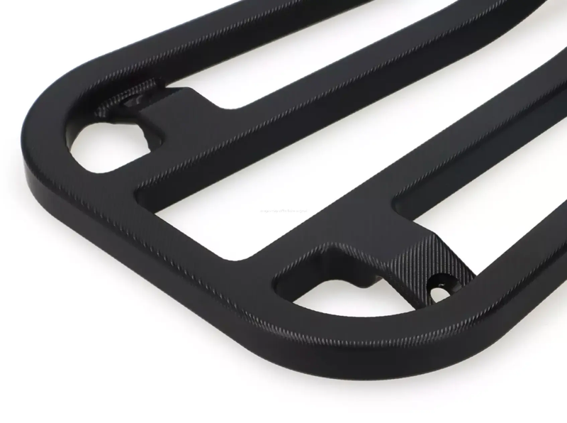 Luggage Carrier Floor Board Moto Nostra CNC Matt Black | Vespa Primavera/Sprint 50-150cc MOTO NOSTRA  Falan Parts