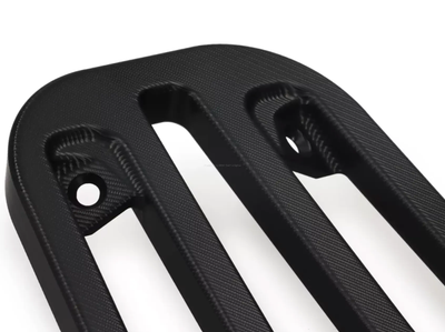 Luggage Carrier Floor Board Moto Nostra CNC Matt Black | Vespa Primavera/Sprint 50-150cc MOTO NOSTRA  Falan Parts
