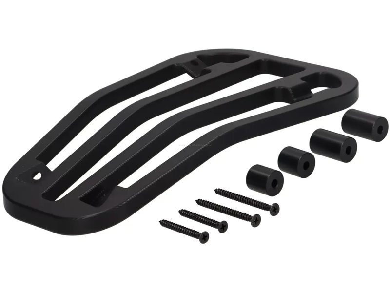 Luggage Carrier Floor Board Moto Nostra CNC Matt Black | Vespa Primavera/Sprint 50-150cc MOTO NOSTRA  Falan Parts
