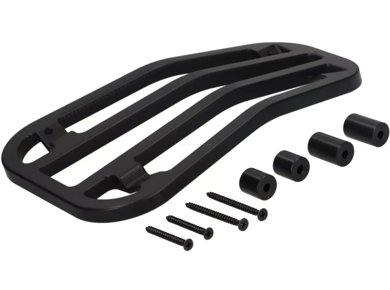 Luggage Carrier Floor Board Moto Nostra CNC Matt Black | Vespa Primavera/Sprint 50-150cc MOTO NOSTRA  Falan Parts