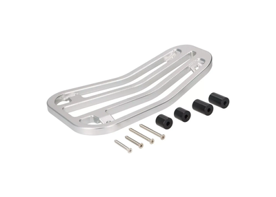 Luggage Carrier Floor Board Moto Nostra CNC Silver | Vespa Primavera/Sprint 50-150cc MOTO NOSTRA  Falan Parts