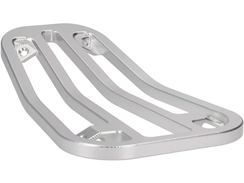 Luggage Carrier Floor Board Moto Nostra CNC Silver | Vespa Primavera/Sprint 50-150cc MOTO NOSTRA  Falan Parts