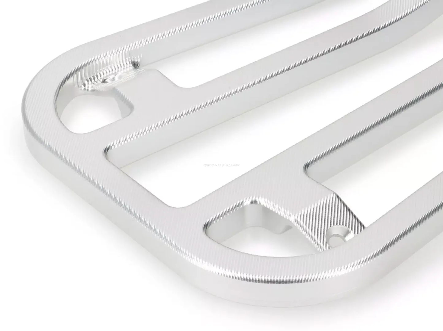 Luggage Carrier Floor Board Moto Nostra CNC Silver | Vespa Primavera/Sprint 50-150cc MOTO NOSTRA  Falan Parts