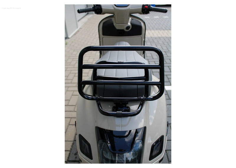 Luggage Carrier Fold Down MOTO NOSTRA Gloss Black | Vespa GT/GTL/ GTV/GTS/ GTS Super 125-300cc MOTO NOSTRA  Falan Parts