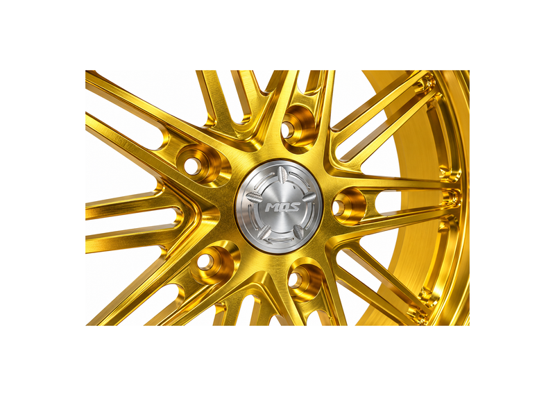 Rim Set CNC MOS 12" Gold | Vespa GTS/GTS Super/GTV/GT 60/GT/GT L 125-310cc MOS  Falan Parts