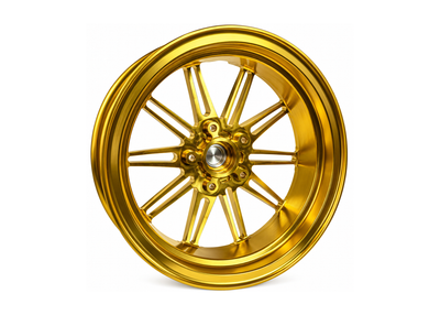 Rim Set CNC MOS 12" Gold | Vespa GTS/GTS Super/GTV/GT 60/GT/GT L 125-310cc MOS  Falan Parts
