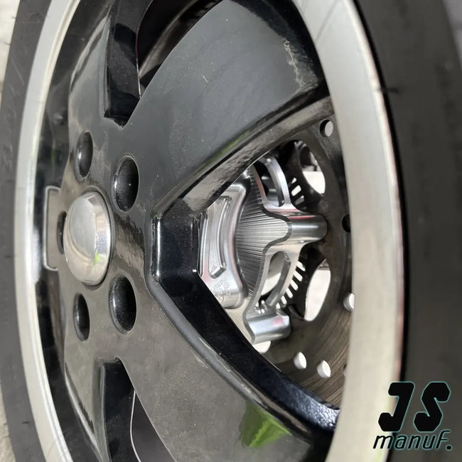 Wheel Hub JS Manuf Front Silver | Vespa GTS/GTS Super/ GTV/GT 60/GT/GT L/946 125-300cc | GILERA/PIAGGIO Fuoco/MP3 125-500cc JS Manuf  Falan Parts