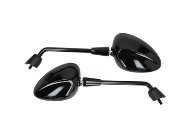Mirror Set Gloss & Matt Black | Vespa Sprint 50-150cc 2T/4T FP Parts  Falan Parts