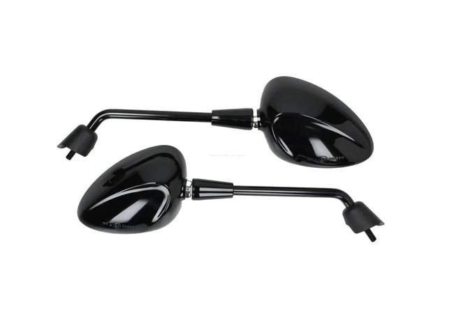 Mirror Set Gloss & Matt Black | Vespa Sprint 50-150cc 2T/4T FP Parts  Falan Parts