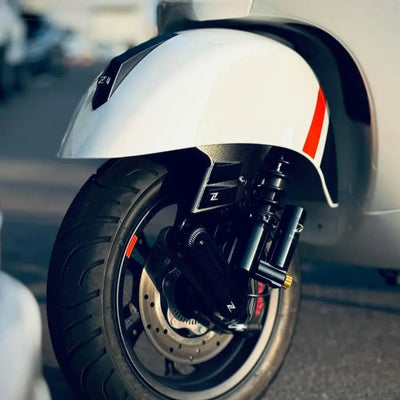 Mudguard Crest ZELIONI Black | Vespa GTS/GTS Super 125-300ccm (2023-) Zelioni  Falan Parts
