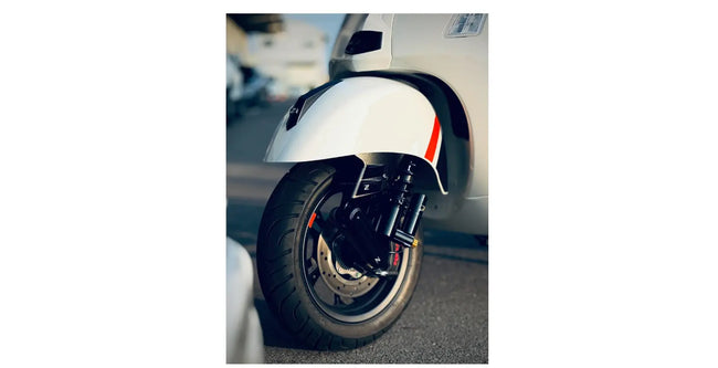 Mudguard Crest ZELIONI Matt Black | Vespa GTS/GTS Super 125-300ccm (2023-) Zelioni  Falan Parts