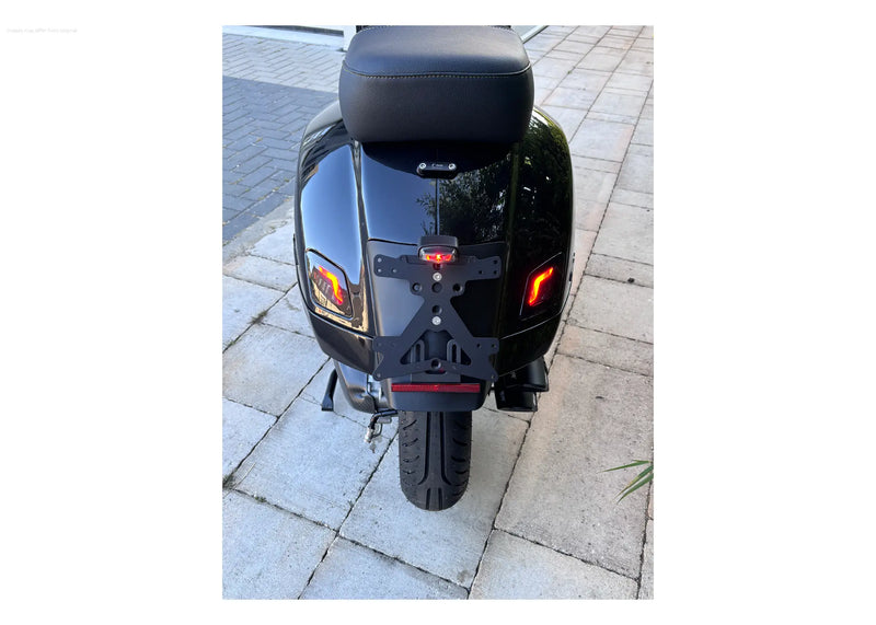 Number Plate Holder Rear Light RIZOMA | Vespa GTS/ GTS Super 125/300cc (`23-) RIZOMA  Falan Parts