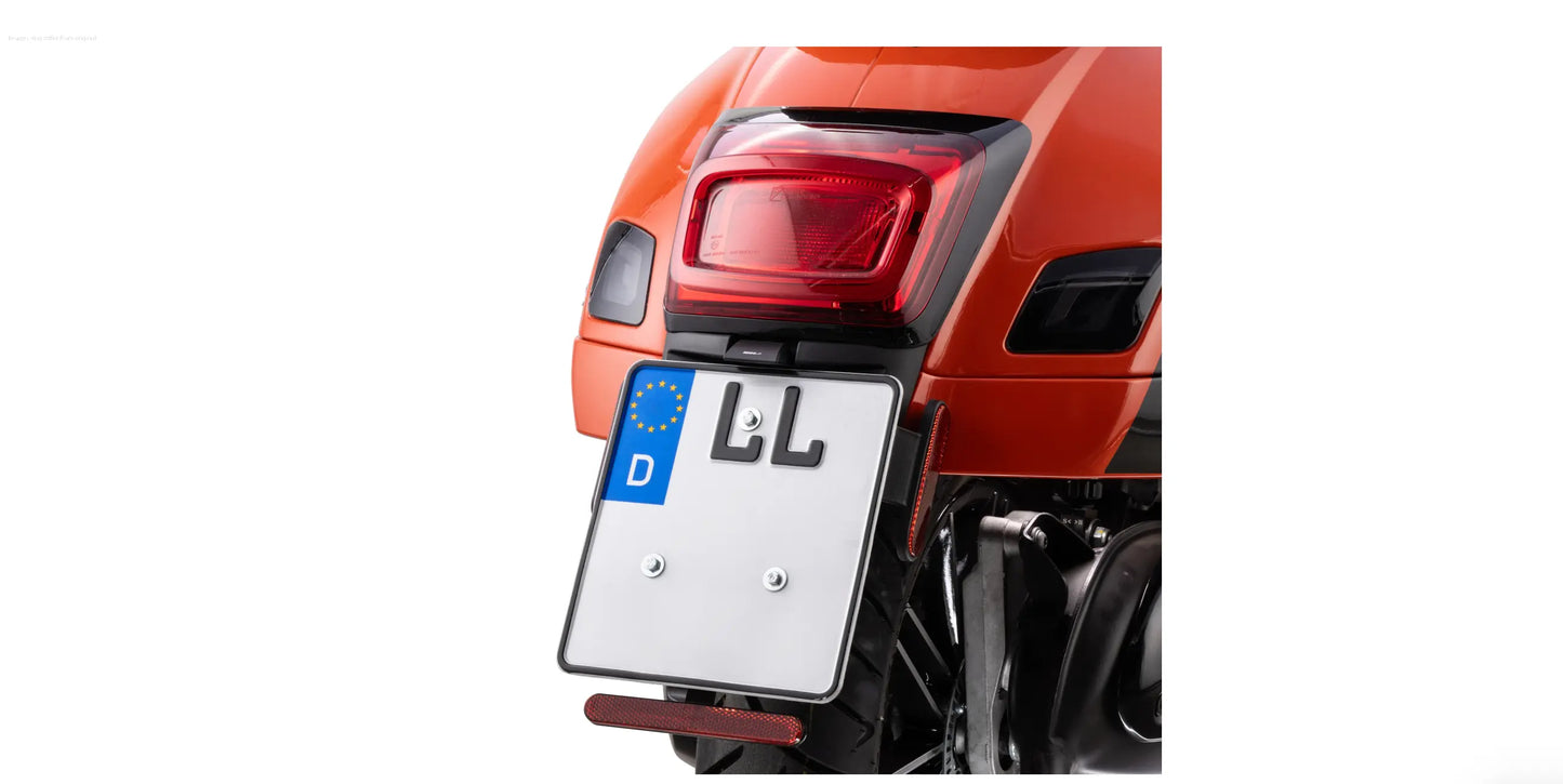 Number Plate Holder SIP | Vespa GTS/GTS Super/GTV 125-310ccm (2023-) Falan Parts  Falan Parts