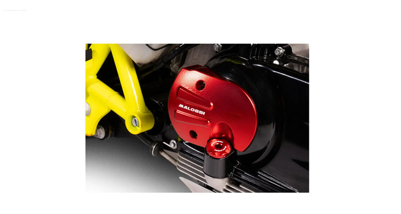 Oil Filler Screw Engine Oil MALOSSI Red | Vespa ET4/LX/LXV/S/GTS/GTS Super/GTV/GT 60/GT/GT L 125-300ccm, 4T, AC/LC also for PIAGGIO Leader/Quasar 125-300ccm 4T AC/LC Malossi  Falan Parts