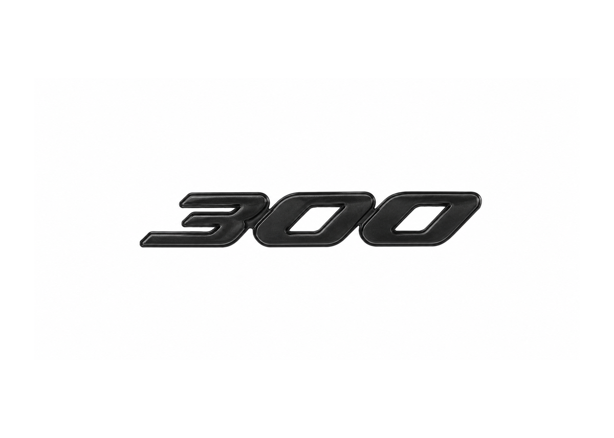 Badge "300" glove box 2H005864 | Vespa GTV 300cc ('23-) Piaggio  Falan Parts