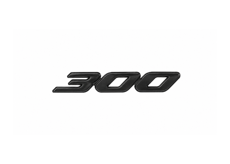 Badge "300" glove box 2H005864 | Vespa GTV 300cc ('23-) Piaggio  Falan Parts