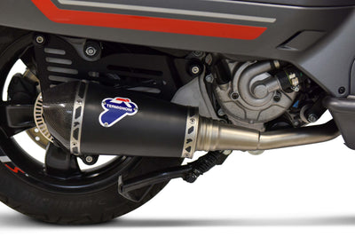 TERMIGNONI Relevance Conical Exhaust Black | Vespa GTS Models 300 HPE (`20-) E5 Termignoni  Falan Parts