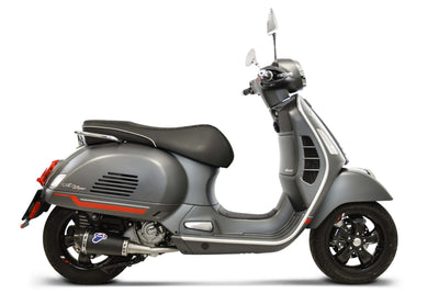 TERMIGNONI Relevance Conical Exhaust Black | Vespa GTS Models 300 HPE (`20-) E5 Termignoni  Falan Parts
