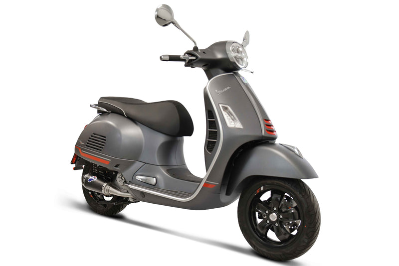TERMIGNONI Relevance Conical Exhaust Black | Vespa GTS Models 300 HPE (`20-) E5 Termignoni  Falan Parts