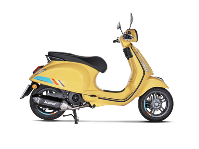 Racing Exhaust AKRAPOVIC Black Edition SLIP-ON | Vespa/PIAGGIO Primavera 125cc (`24-) Akrapovic  Falan Parts