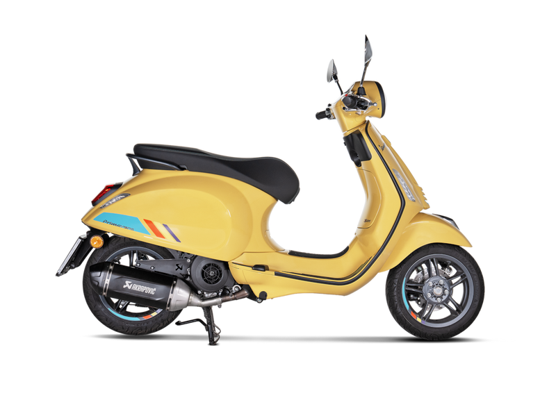 Racing Exhaust AKRAPOVIC Black Edition SLIP-ON | Vespa/PIAGGIO Primavera 125cc (`24-) Akrapovic  Falan Parts