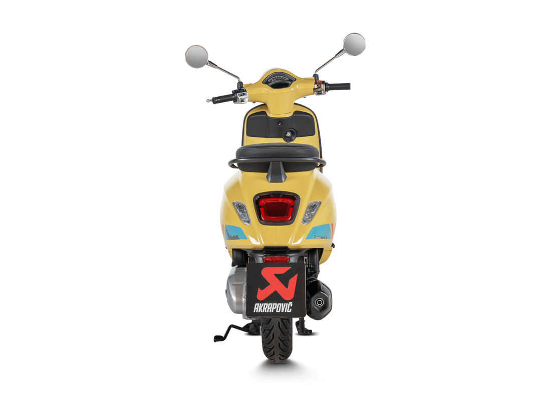 Racing Exhaust AKRAPOVIC Black Edition SLIP-ON | Vespa/PIAGGIO Primavera 125cc (`24-) Akrapovic  Falan Parts