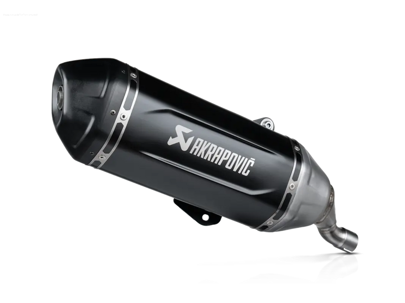 Racing Exhaust AKRAPOVIC SLIP-ON S-VE125SO4-HWSSBL | Vespa GTS/GTS Super/GTS Super Sport/GTS Supertech 125cc (`24-) Euro5+ Akrapovic  Falan Parts
