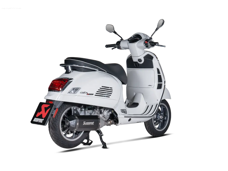 Racing Exhaust AKRAPOVIC "SLIP-ON" Black | Vespa GTS/GTS Super/GTS Super Sport/GTS Supertech 310cc HPE (`24-) Akrapovic  Falan Parts
