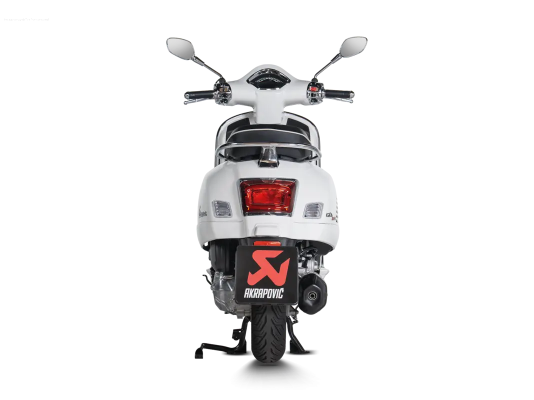 Racing Exhaust AKRAPOVIC "SLIP-ON" Black | Vespa GTS/GTS Super/GTS Super Sport/GTS Supertech 310cc HPE (`24-) Akrapovic  Falan Parts