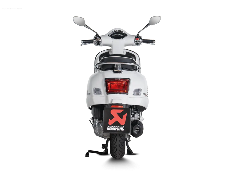 Racing Exhaust AKRAPOVIC "SLIP-ON" Black | Vespa GTS/GTS Super/GTS Super Sport/GTS Supertech 310cc HPE (`24-) Akrapovic  Falan Parts