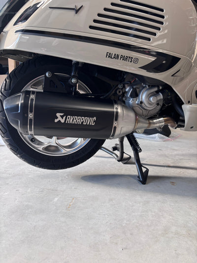Racing Exhaust AKRAPOVIC "SLIP-ON" Black | Vespa GTS/GTS Super/GTS Super Sport/GTS Supertech 310cc HPE (`24-) Akrapovic  Falan Parts