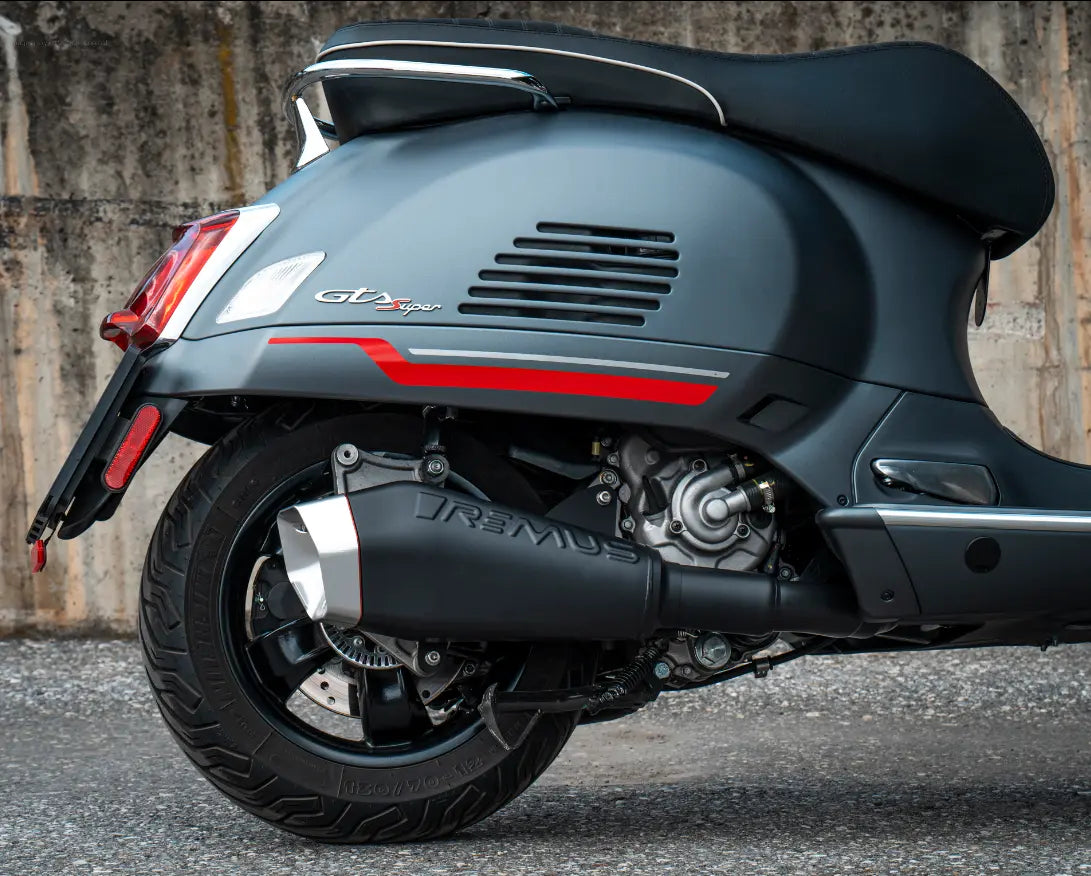 Racing Exhaust REMUS RS 2.0 | Vespa GTS Models HPE 300cc (`20-) E5 Remus  Falan Parts