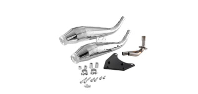 Racing Exhaust SIP Twin - Pipe | Vespa Primavera/Sprint 125-150cc i.e. 3V 4T AC for PIAGGIO 3V LEM (Euro3)/iGet (Euro4/Euro5) SIP  Falan Parts