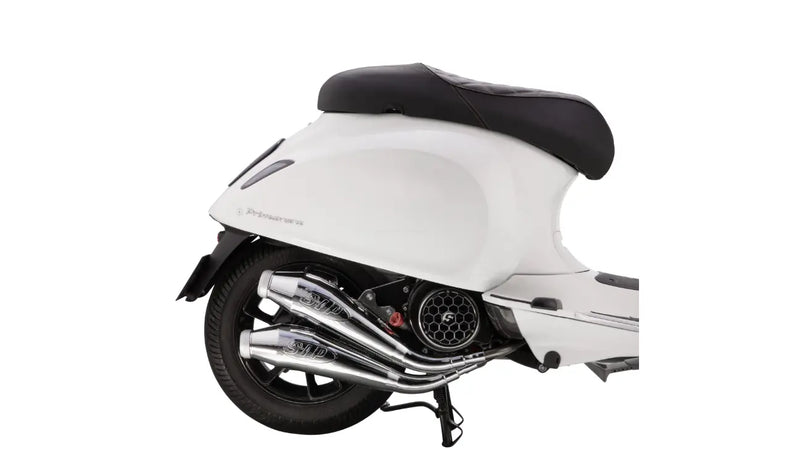 Racing Exhaust SIP Twin - Pipe | Vespa Primavera/Sprint 125-150cc i.e. 3V 4T AC for PIAGGIO 3V LEM (Euro3)/iGet (Euro4/Euro5) SIP  Falan Parts