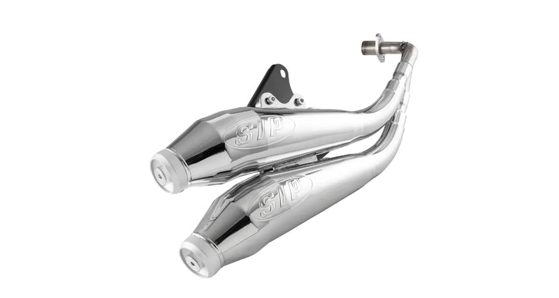 Racing Exhaust SIP Twin - Pipe | Vespa Primavera/Sprint 125-150cc i.e. 3V 4T AC for PIAGGIO 3V LEM (Euro3)/iGet (Euro4/Euro5) SIP  Falan Parts