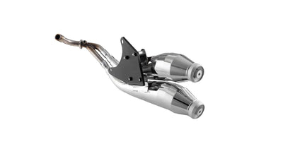 Racing Exhaust SIP Twin - Pipe | Vespa Primavera/Sprint 125-150cc i.e. 3V 4T AC for PIAGGIO 3V LEM (Euro3)/iGet (Euro4/Euro5) SIP  Falan Parts