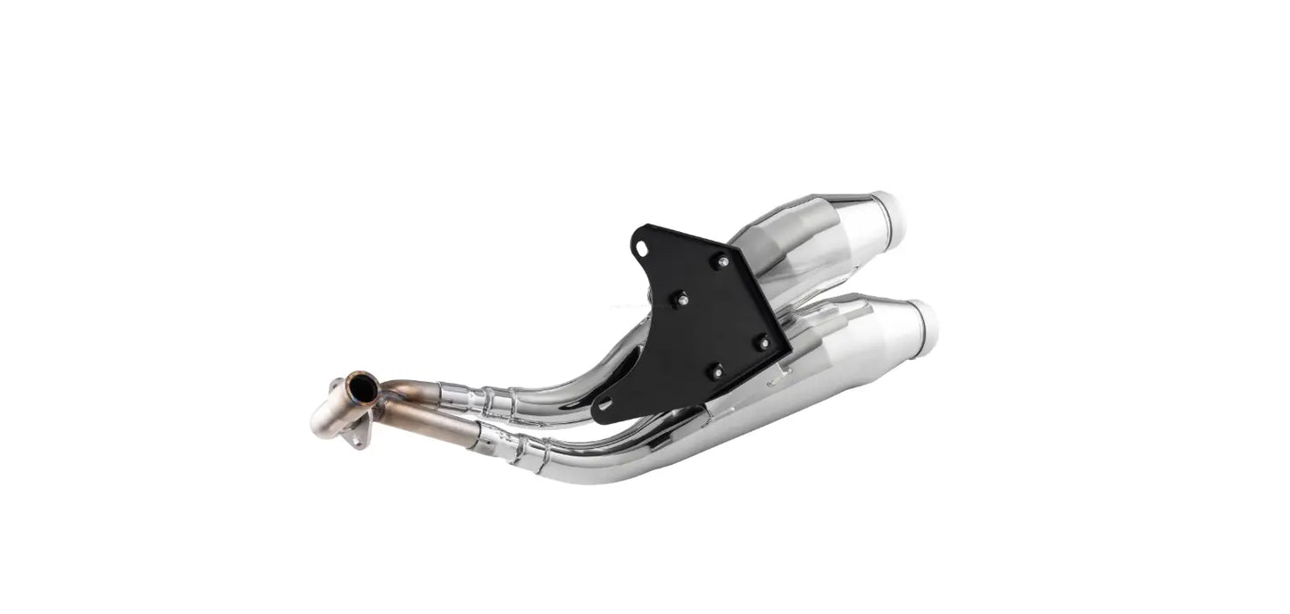 Racing Exhaust SIP Twin - Pipe | Vespa Primavera/Sprint 125-150cc i.e. 3V 4T AC for PIAGGIO 3V LEM (Euro3)/iGet (Euro4/Euro5) SIP  Falan Parts