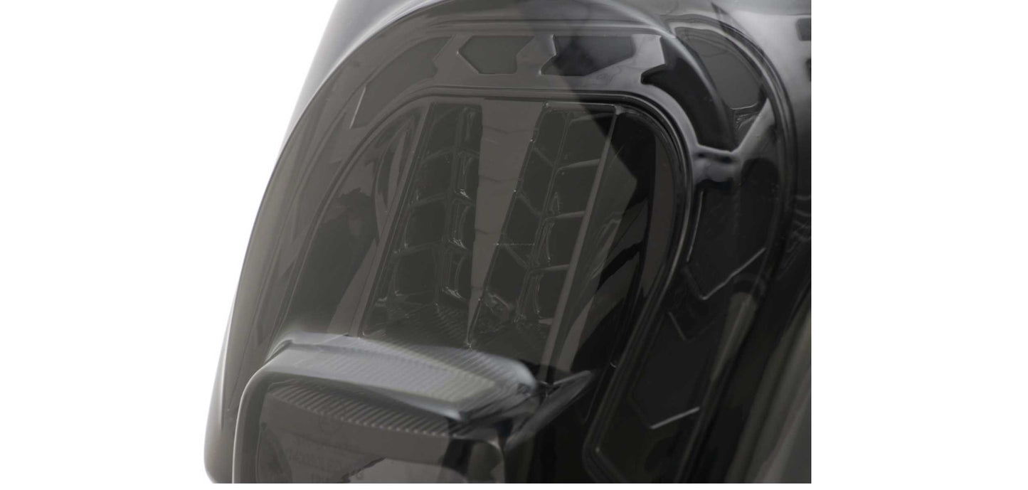 Rear Light including Frame MOTO NOSTRA Shiny Black | Vespa GTS 125-300cc MOTO NOSTRA  Falan Parts