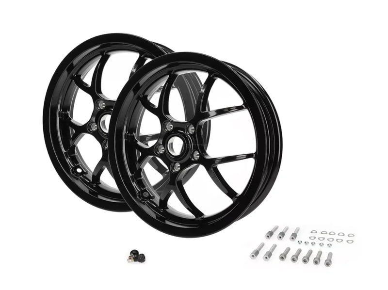 Rim Set BGM PRO SPORT 3.00-13" Gloss Black | Vespa GTS/GTV/GT/GT L 125-300cc BGM  Falan Parts