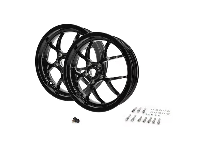 Rim Set BGM PRO SPORT 3.00-13" Gloss Black | Vespa GTS/GTV/GT/GT L 125-300cc BGM  Falan Parts