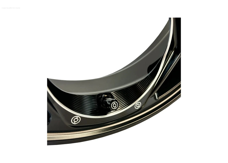 Rim Set CNC 1O1 Factory Limited ED-1 Black | Vespa GTS/GTS Super/GTV/GT 60/GT/GT L 125-300cc 1O1 Factory  Falan Parts