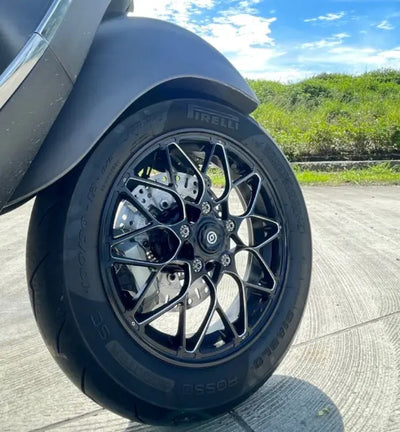Rim Set CNC 1O1 Factory X.I.N Black | Vespa GTS/GTS Super/GTV/GT 60/GT/GT L 125-300cc 1O1 Factory  Falan Parts