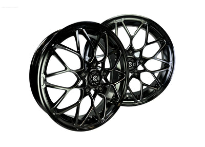 Rim Set CNC 1O1 Factory X.I.N Black | Vespa GTS/GTS Super/GTV/GT 60/GT/GT L 125-300cc 1O1 Factory  Falan Parts