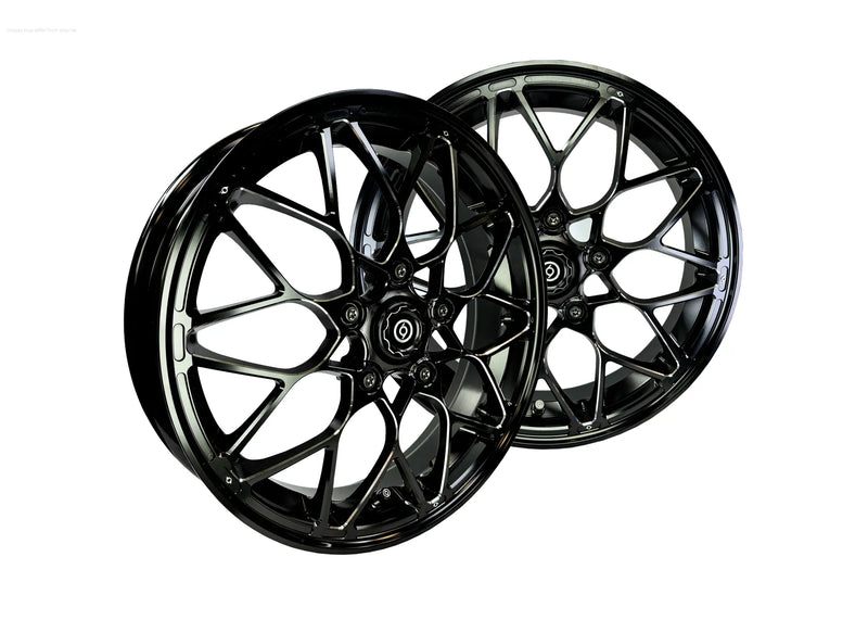 Rim Set CNC 1O1 Factory X.I.N Black | Vespa GTS/GTS Super/GTV/GT 60/GT/GT L 125-300cc 1O1 Factory  Falan Parts