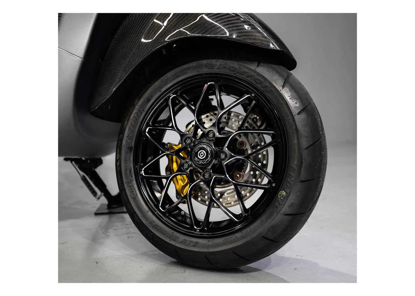 Rim Set CNC 1O1 Factory X.I.N Black | Vespa GTS/GTS Super/GTV/GT 60/GT/GT L 125-300cc 1O1 Factory  Falan Parts